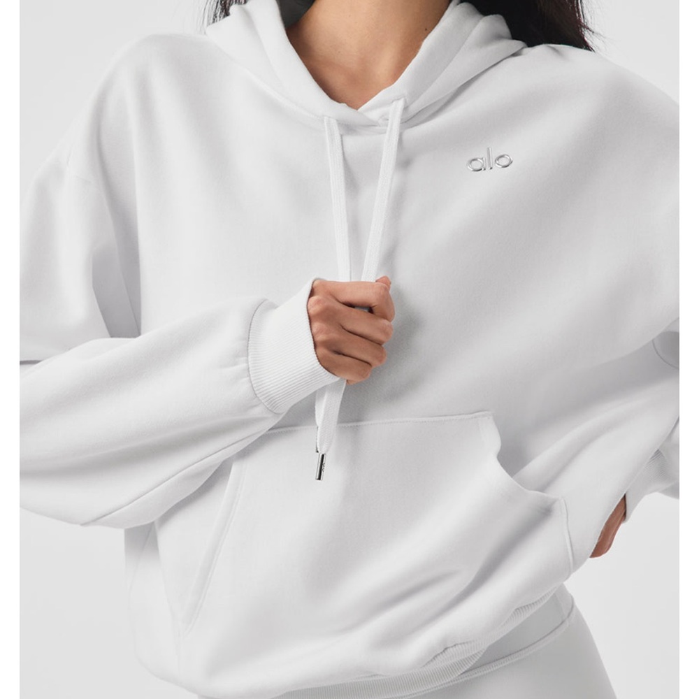 ALO Yoga Women's White Hoodie